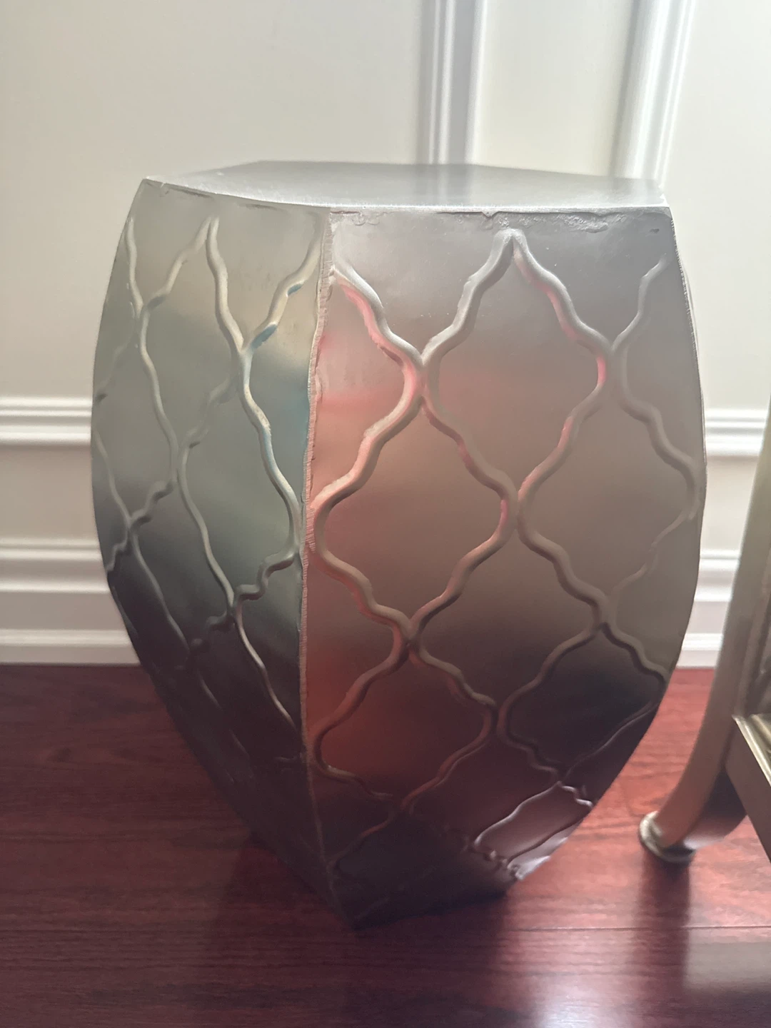Gold Metal Side Table