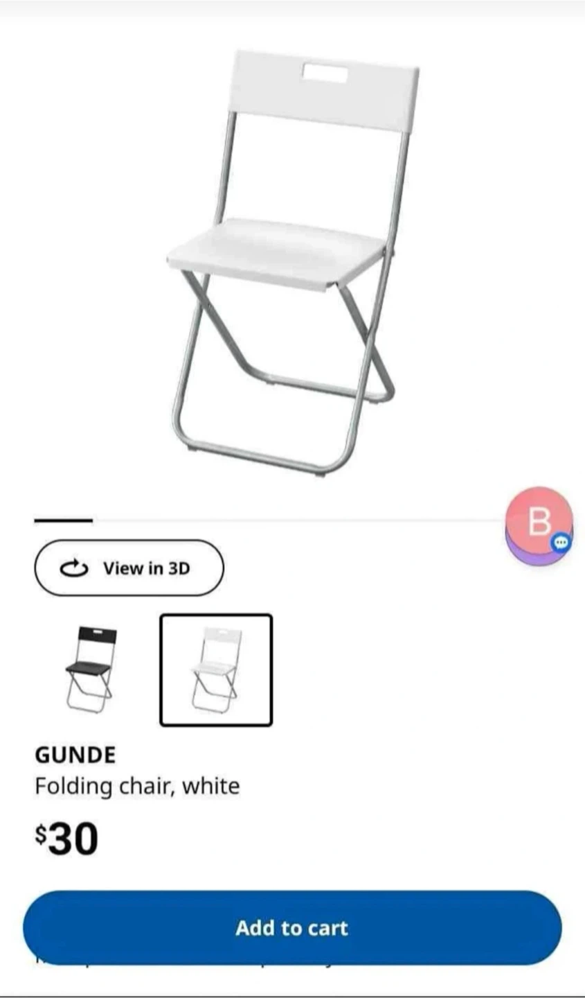 IKEA GUNDE Folding Chairs (Set of 6) - photo 5