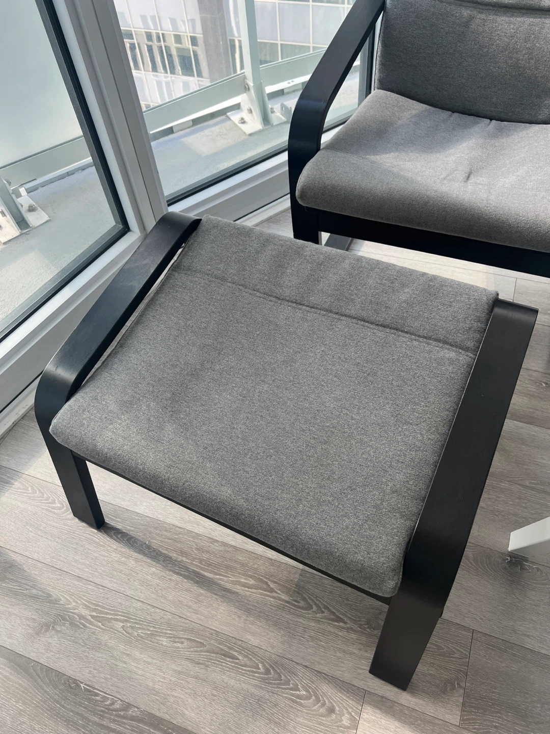 IKEA POANG Armchair and Footstool - photo 3