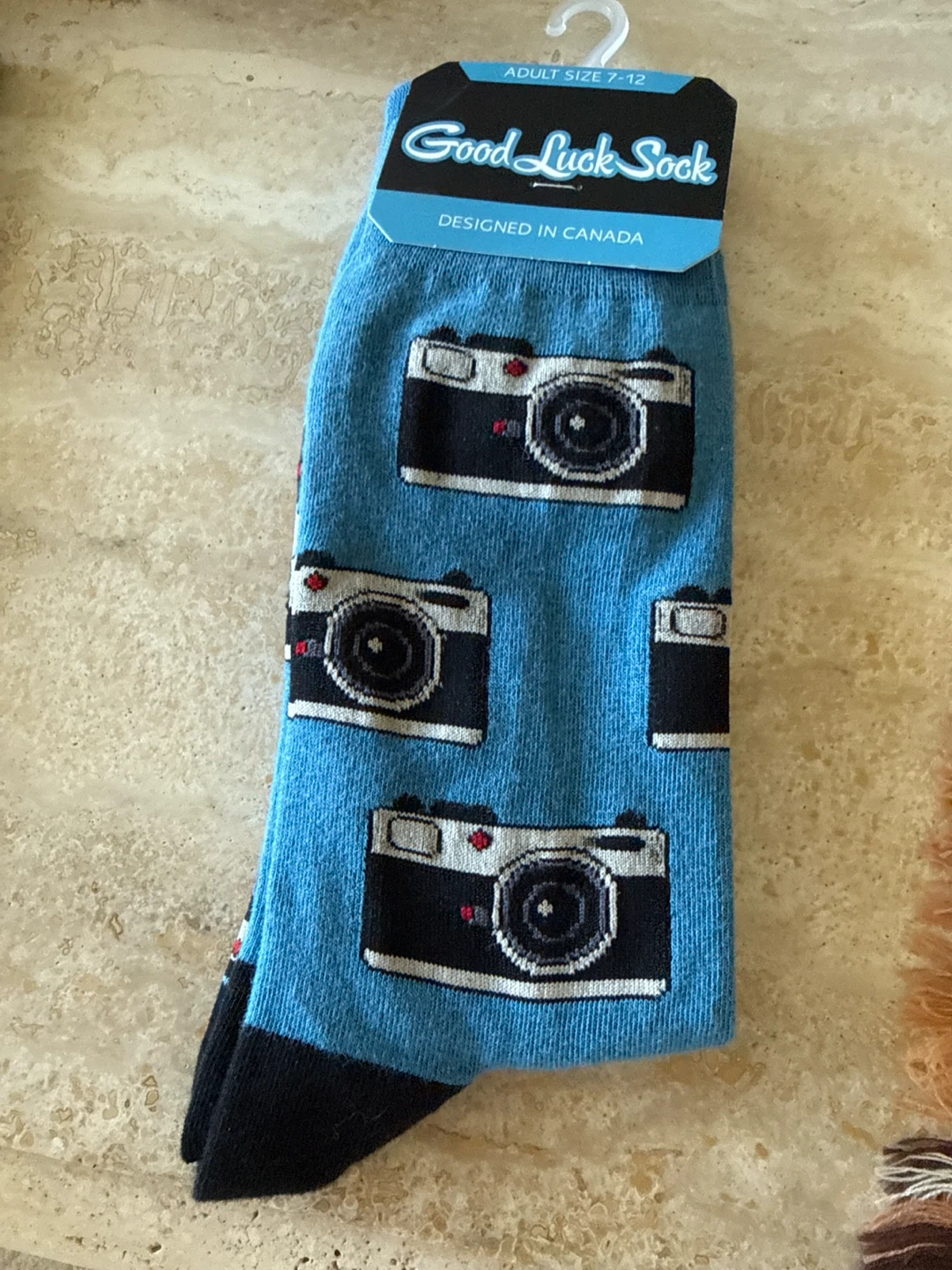 Good Luck Sock Camera Print Crew Socks - photo 2