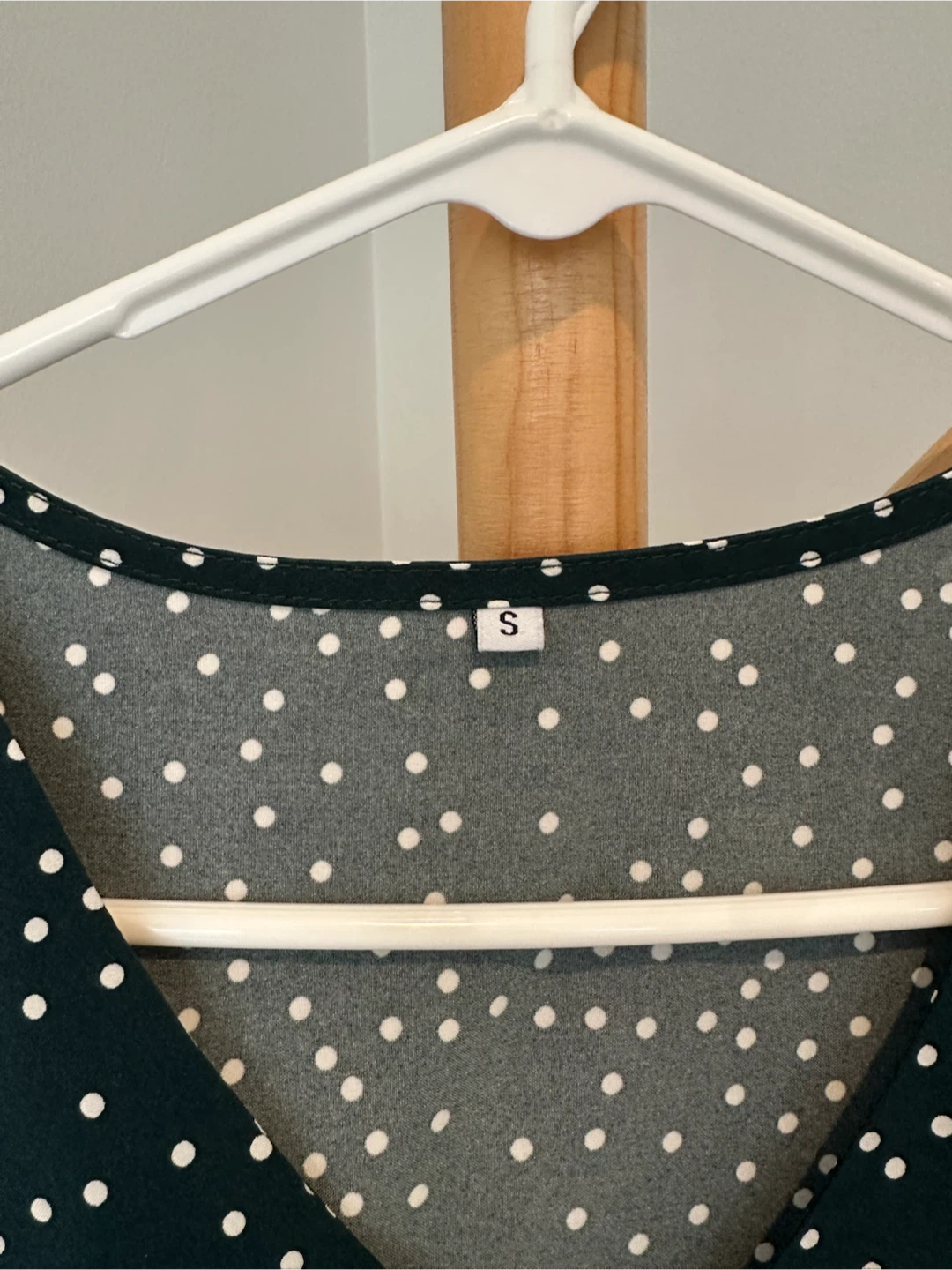 Dark Green Polka Dot Tiered Dress - photo 2