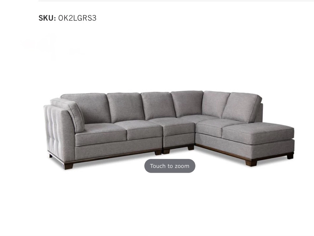 The Brick Oakdale 3-Piece Sectional – $600 OBO - photo 3