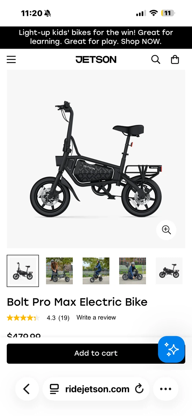 Jetson electric bike