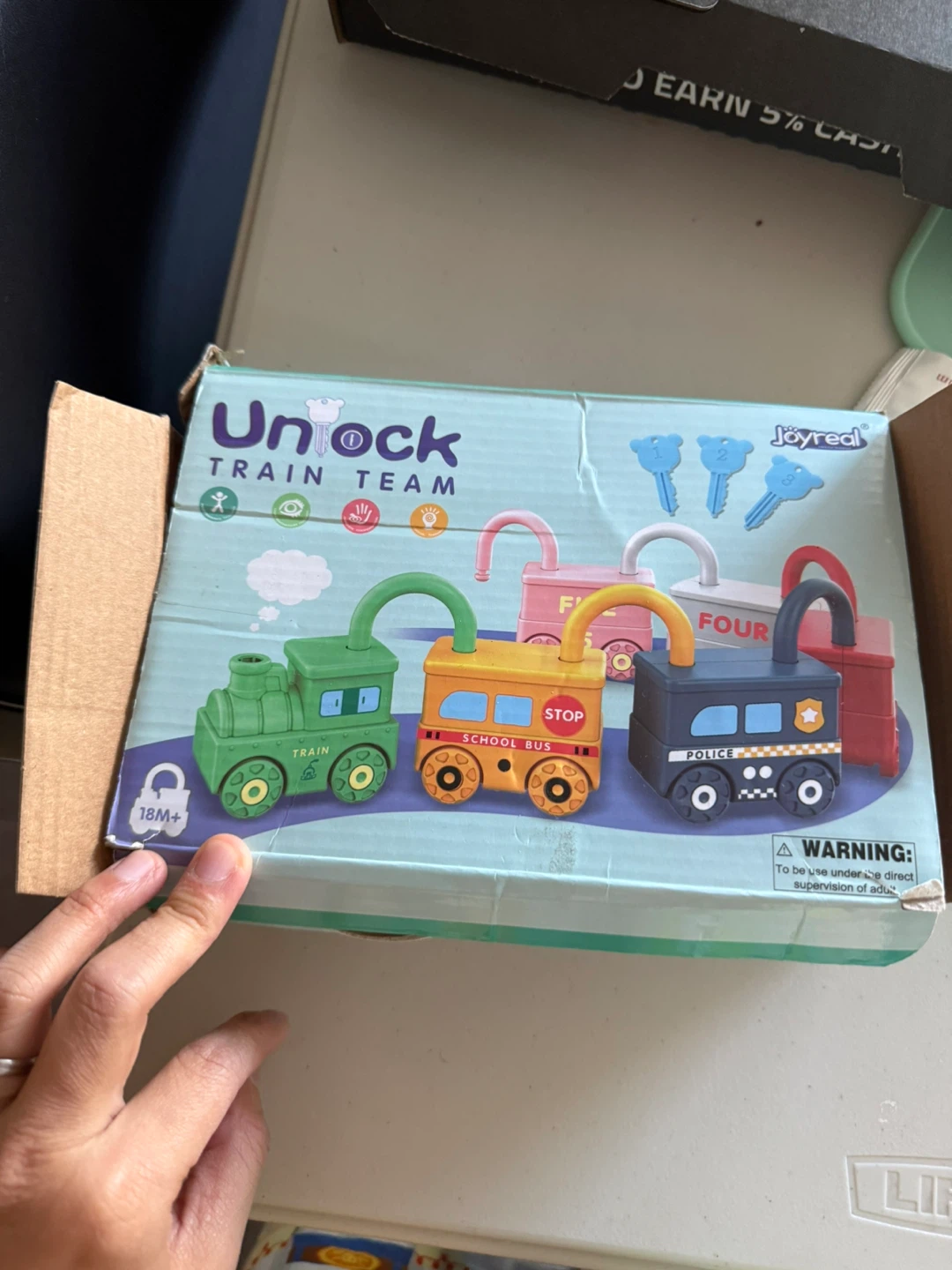 Joyreal Unlock Train Team Learning Toy Set