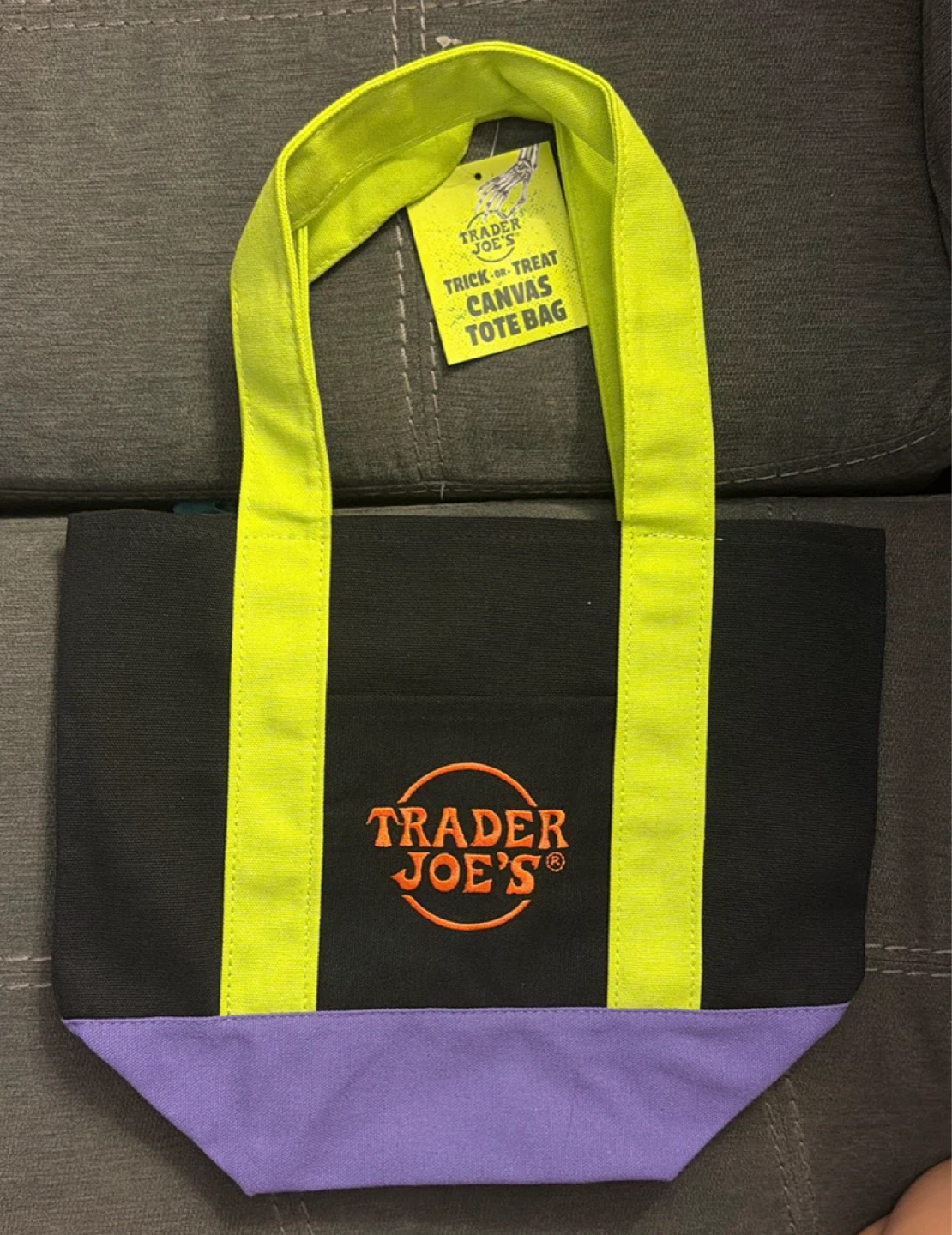 Trader Joe's Trick-or-Treat Canvas Tote Bag