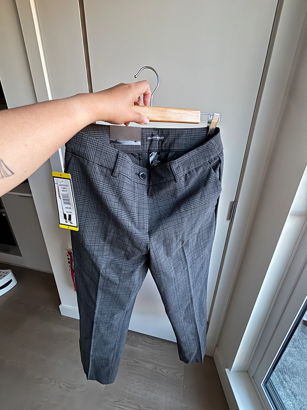 NEW * Hilary Radley Plaid Trousers