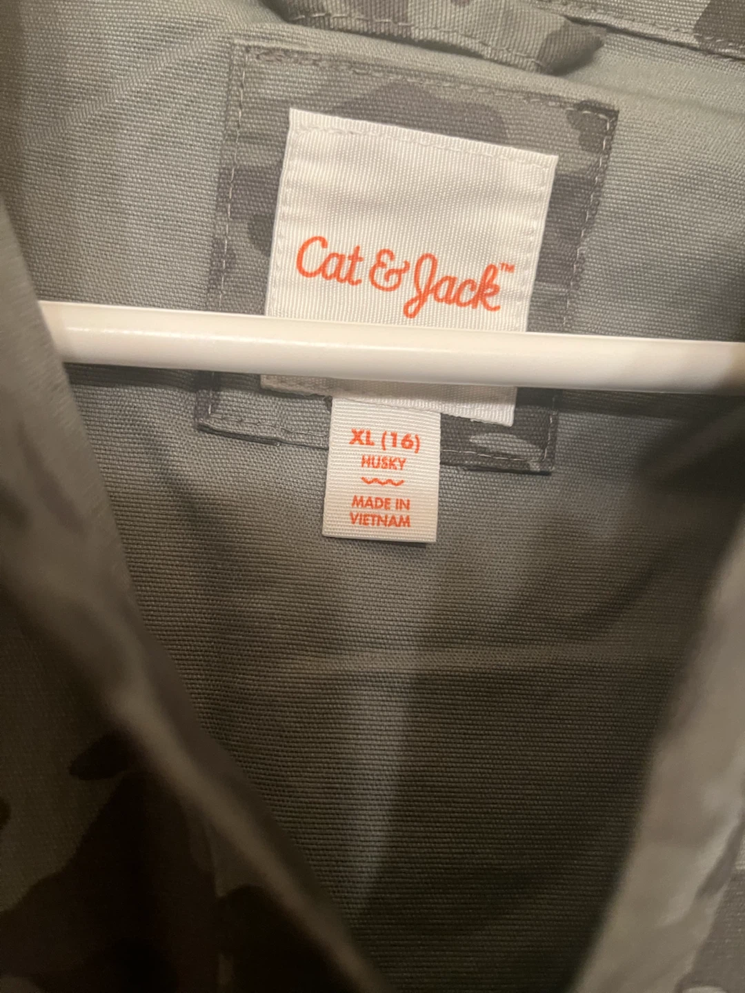 Cat & Jack Camo Jacket - Kids XL Husky - photo 2