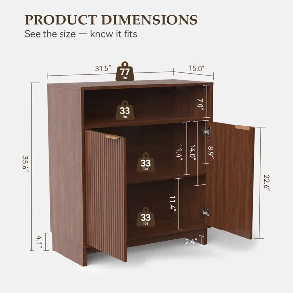 Brand New Assembled Buffet Cabinet - photo 5