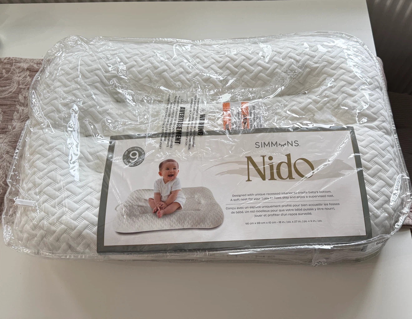 Baby Lounger – Simmons Nido, White - photo 2