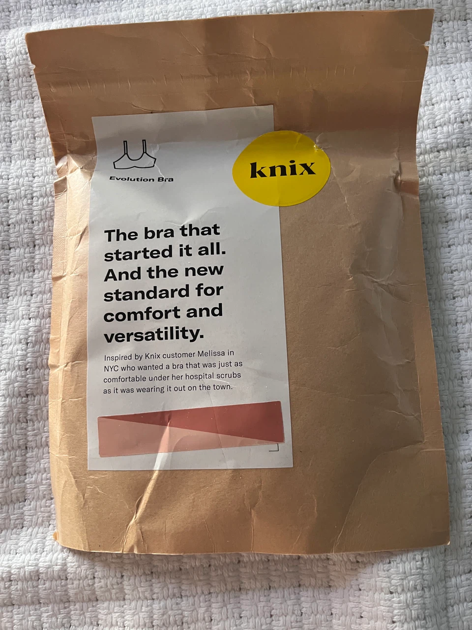Knix Evolution Bra Size 3 Pink Ginger/Sahara