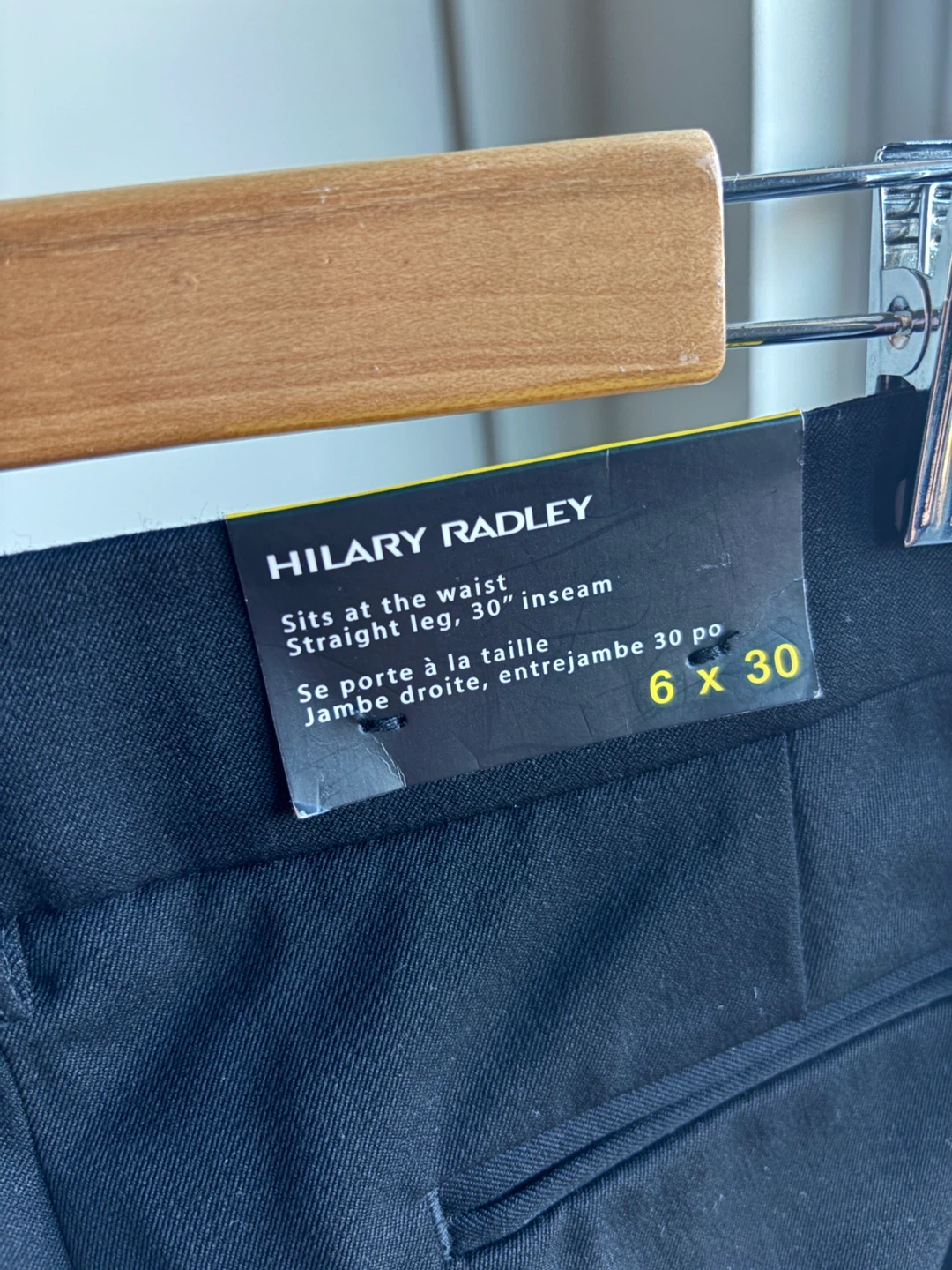 Hilary Radley Black Straight Leg Pants - photo 3