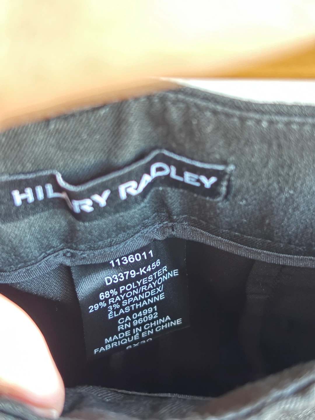 Hilary Radley Black Straight Leg Pants - photo 4