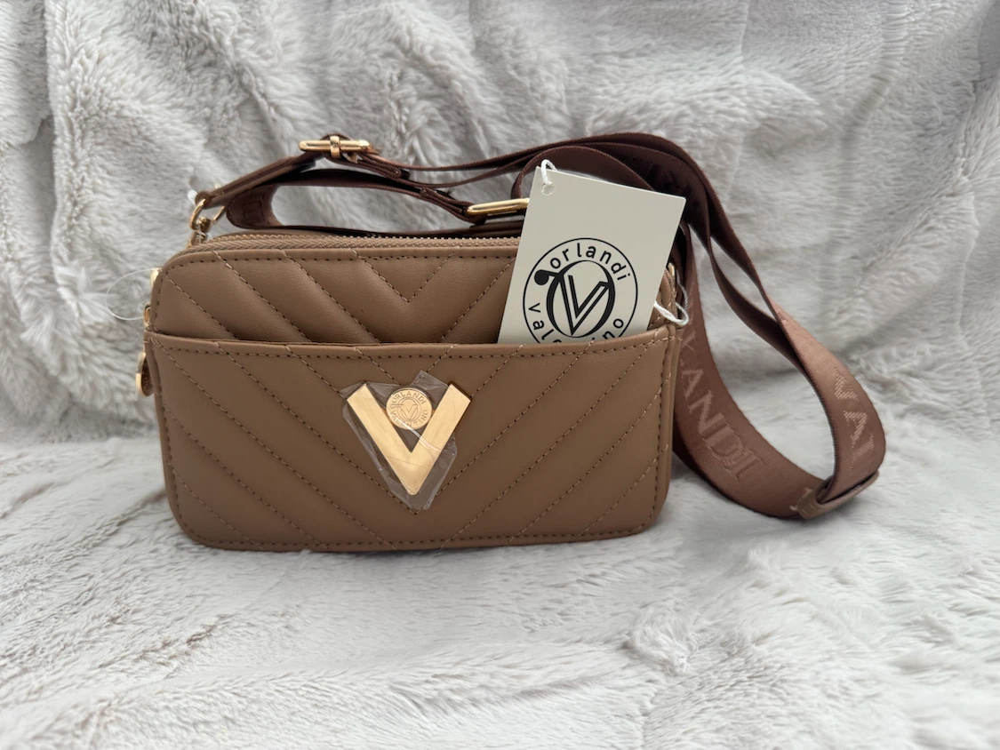 Valentino Orlandi Quilted Crossbody Bag