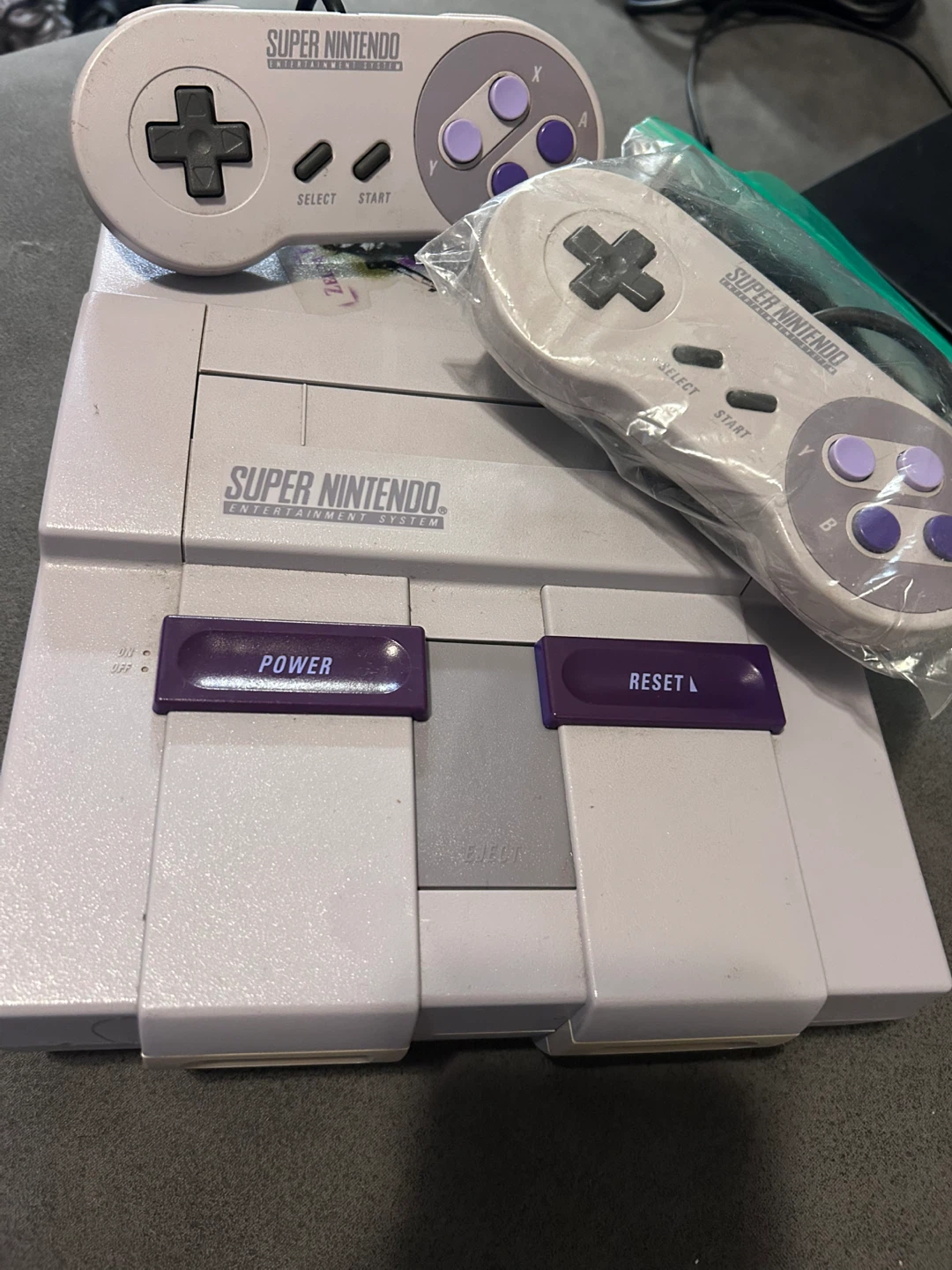 1 Chip Model Super Nintendo Entertainment System Console