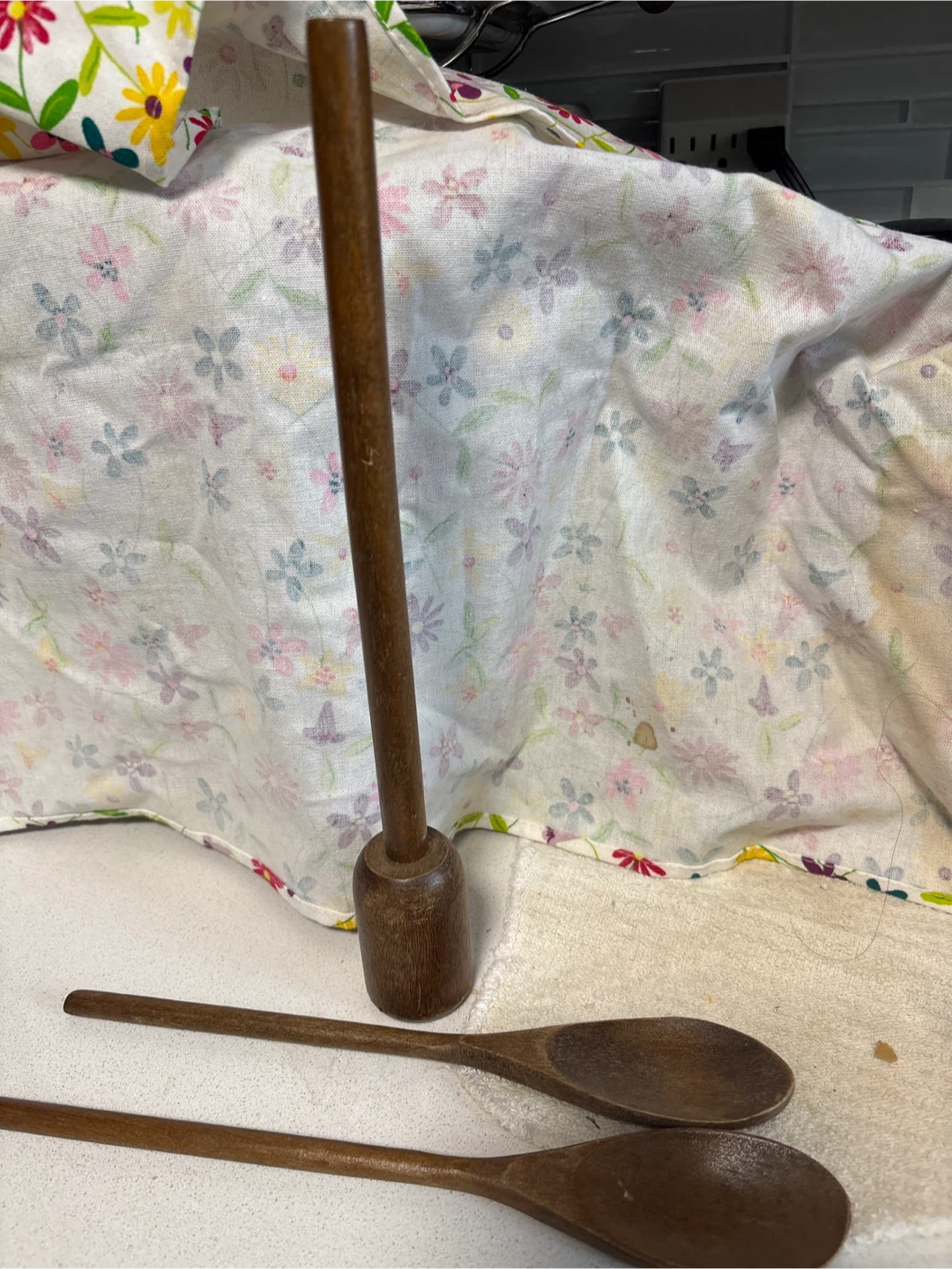 Set of 3 Wooden Kitchen Tools - photo 2