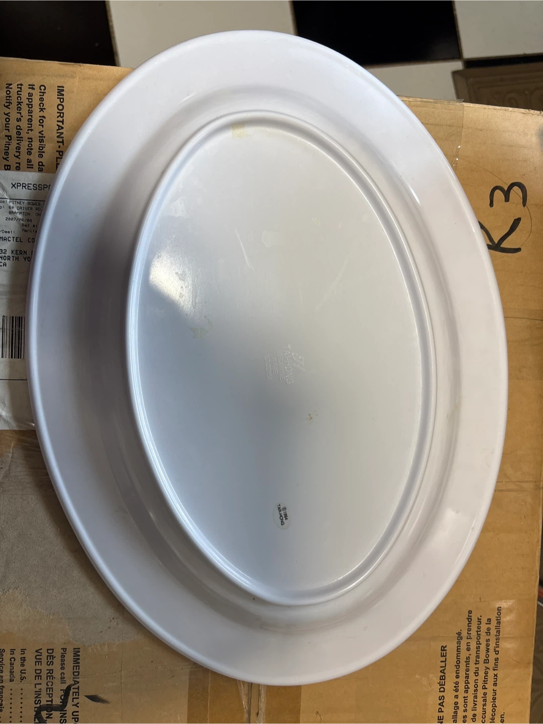 Tai-Hong Melamine Floral Serving Platter - photo 2