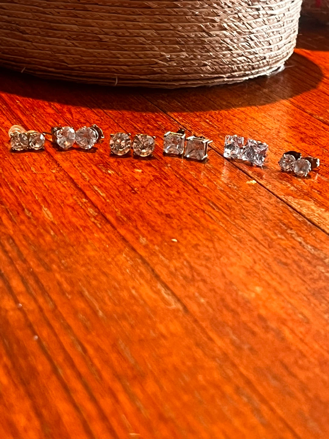 Cubic Zirconia Stud Earrings