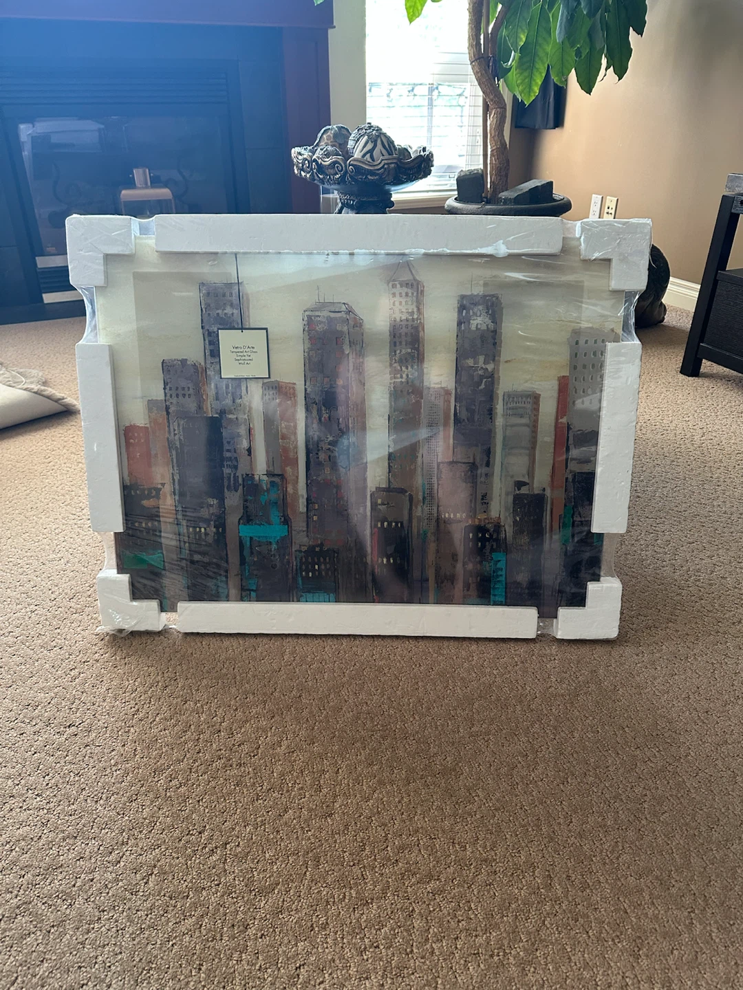 Empire Art Direct Urban Lights 1 Glass Wall Art  48"x 32"x 0.2
