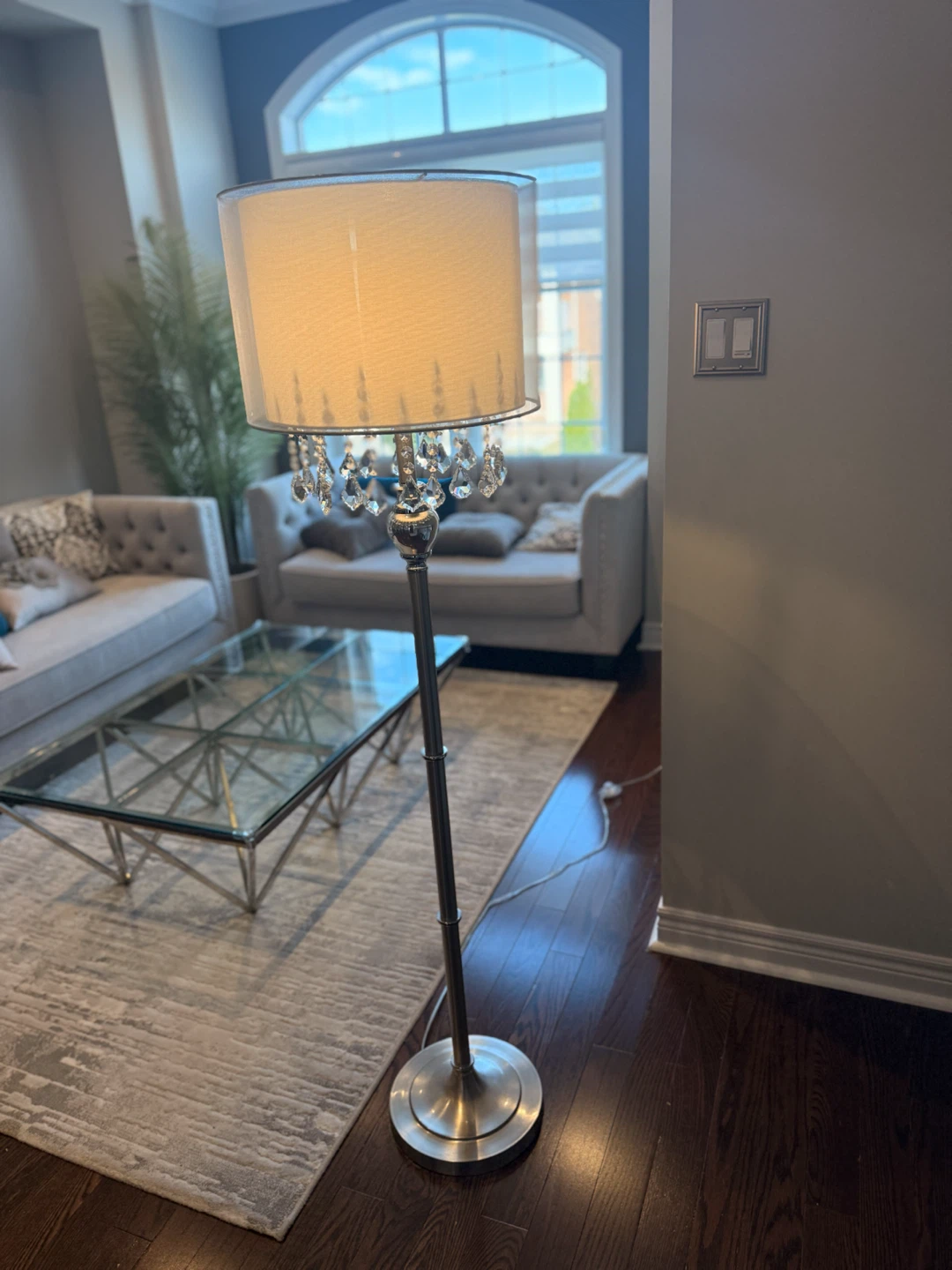 Crystal Dangle Floor Lamp