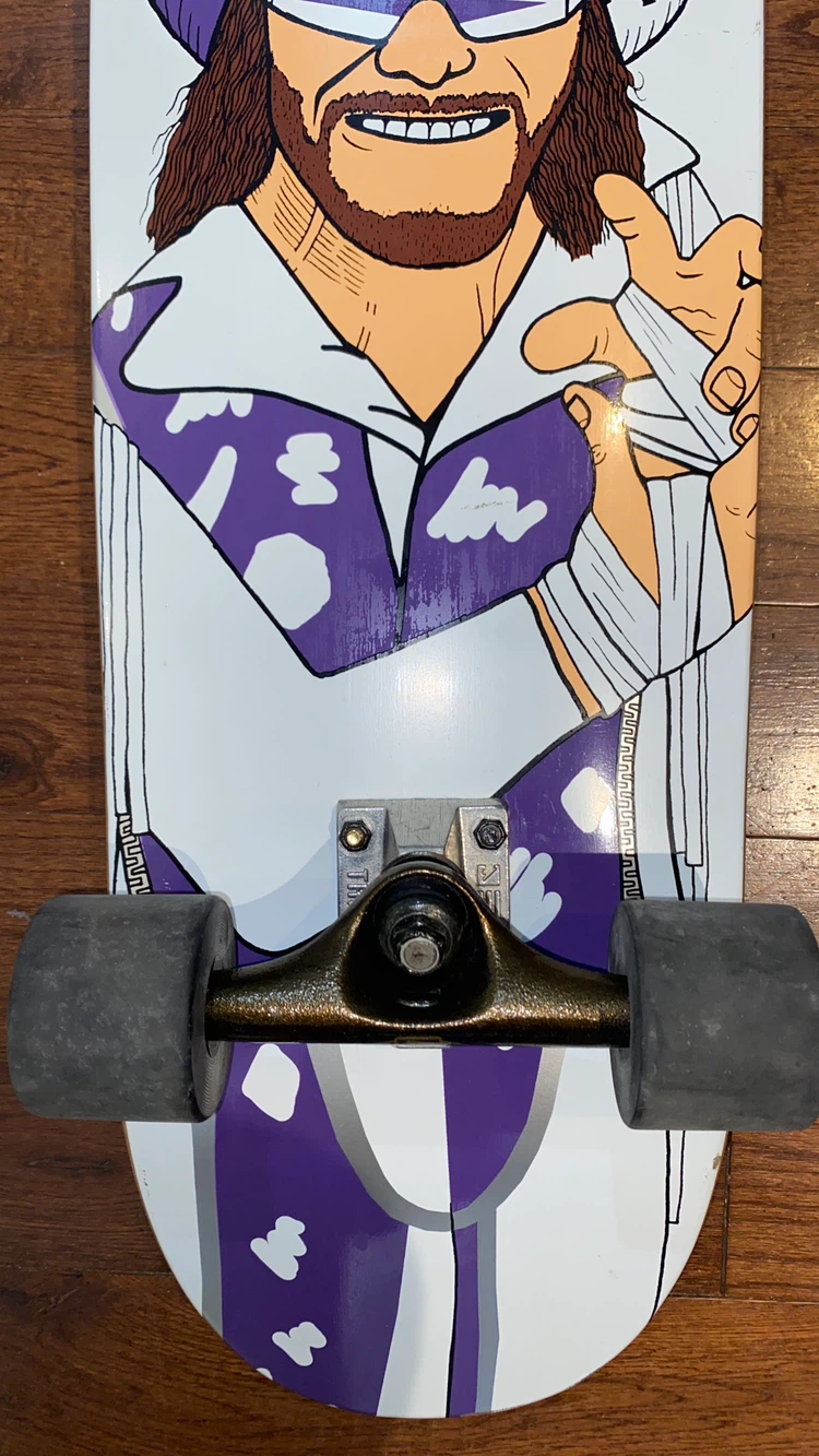 8.3” enjoi skateboard cruiser complete & thunder trucks - photo 3