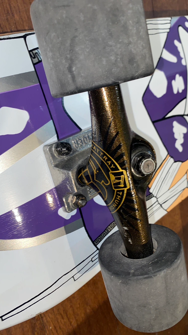 8.3” enjoi skateboard cruiser complete & thunder trucks - photo 4