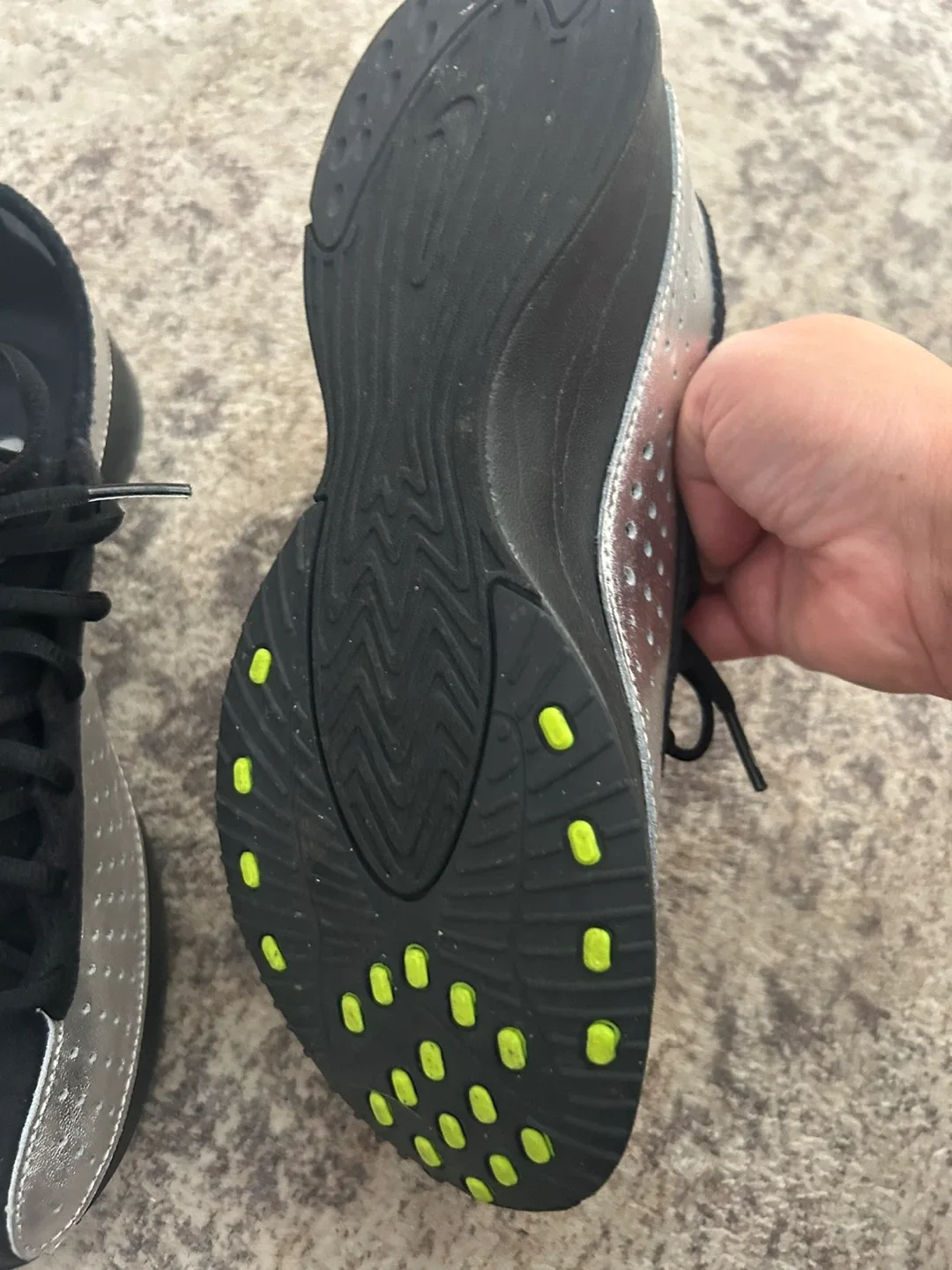 Nike Black and Silver Sneakers - photo 4