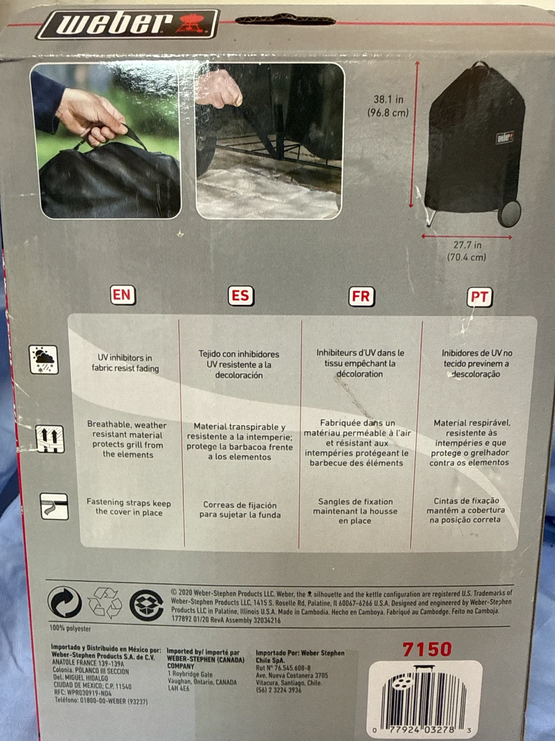 Weber Premium Grill Cover for 22 inch Charcoal Grills - photo 3