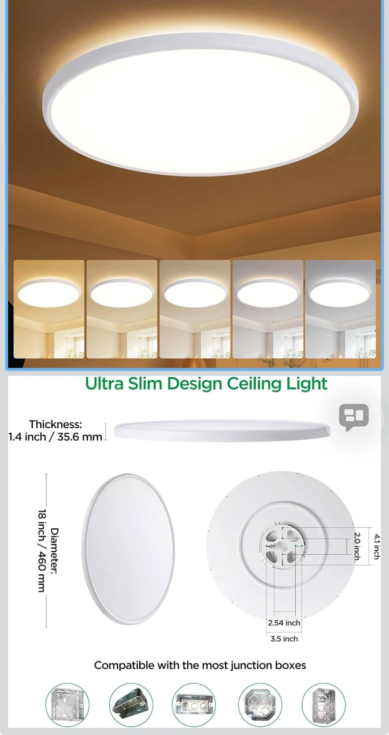 18 inch Ultra Slim LED Ceiling Light