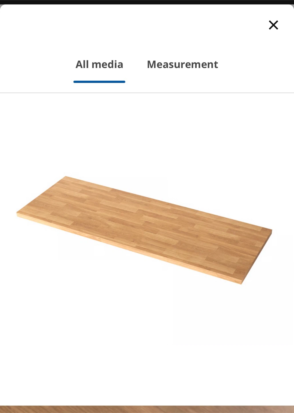 IKEA SALJAN Countertop - Oak