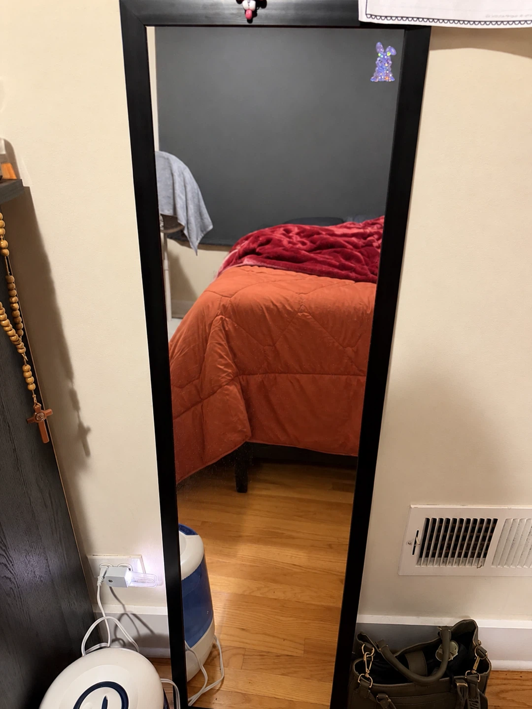 Black Full Length Floor Mirror