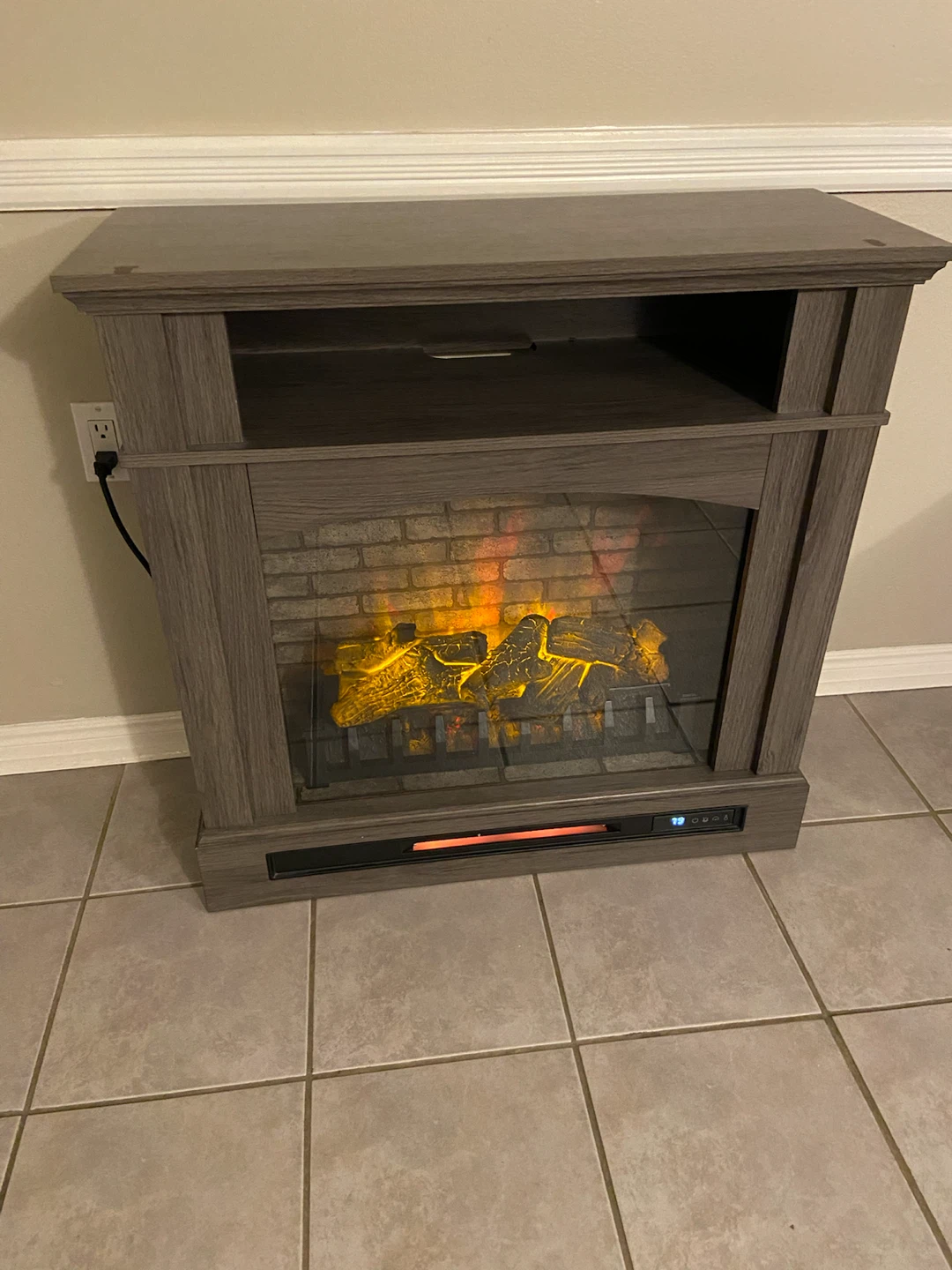 Electric Fireplace Console with Remote