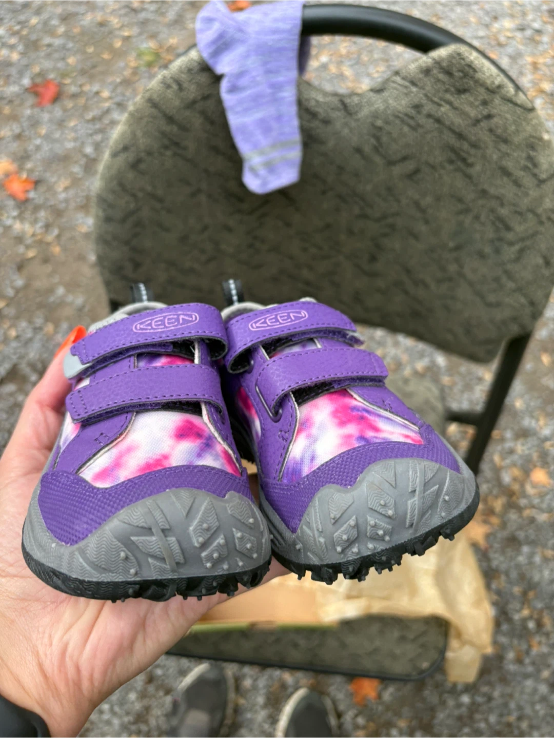 KEEN Kids Shoes Purple Tie-Dye New in Box - photo 3
