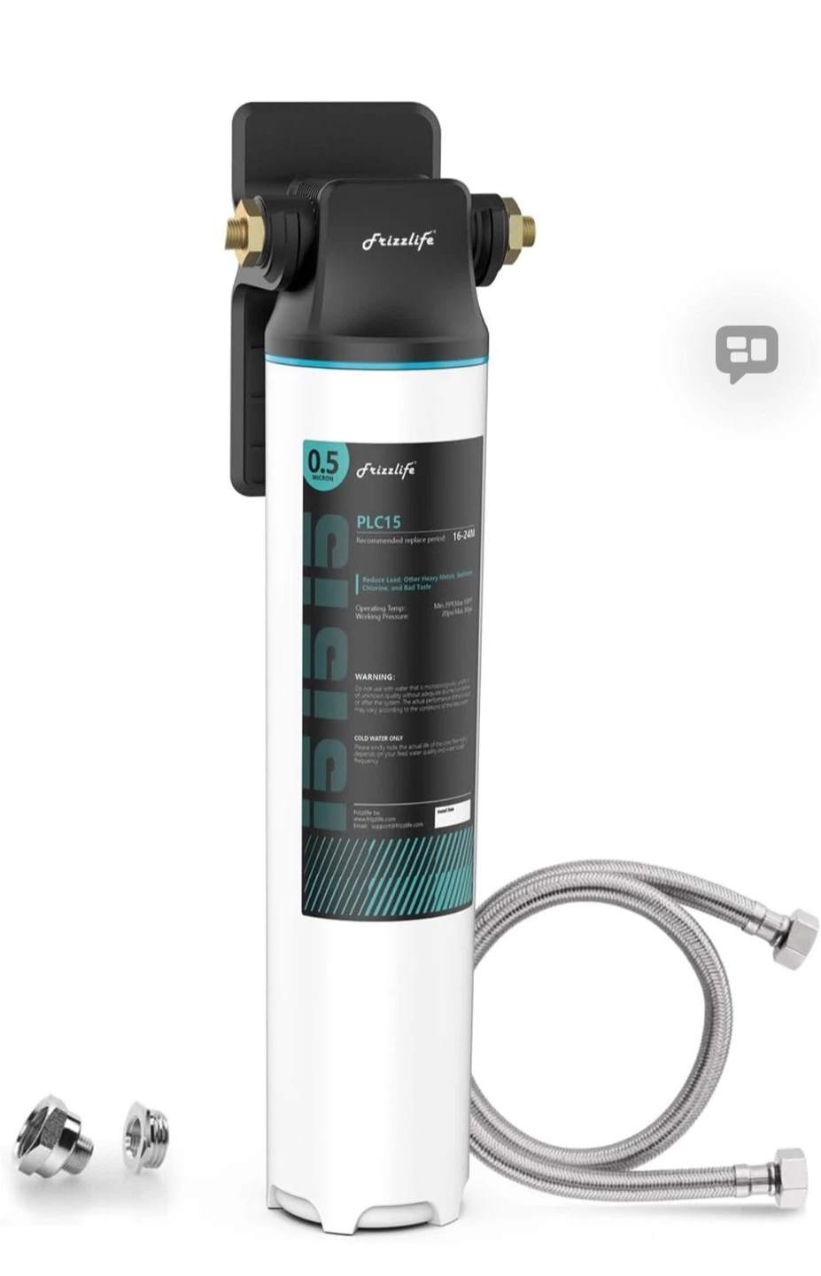 Frizzlife PLC15 Under Sink Water Filter System