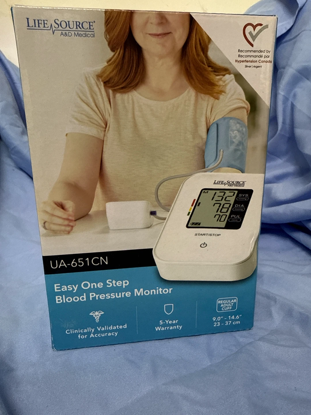 LifeSource A&D Medical Blood Pressure Monitor UA-651CN