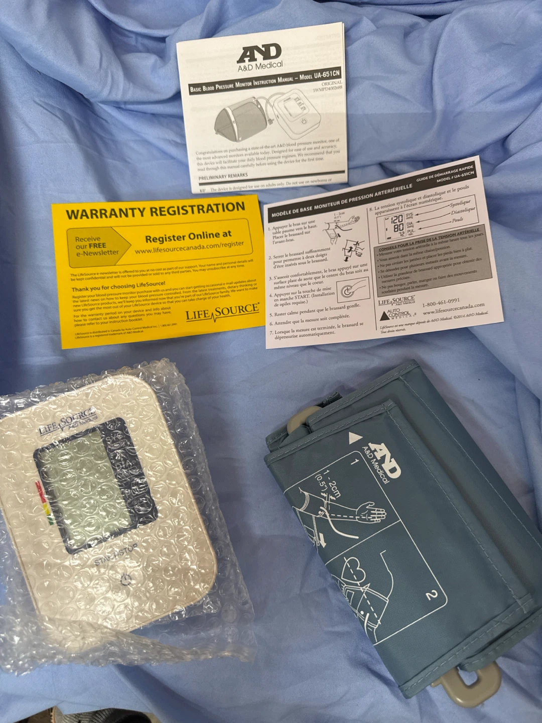 LifeSource A&D Medical Blood Pressure Monitor UA-651CN - photo 4