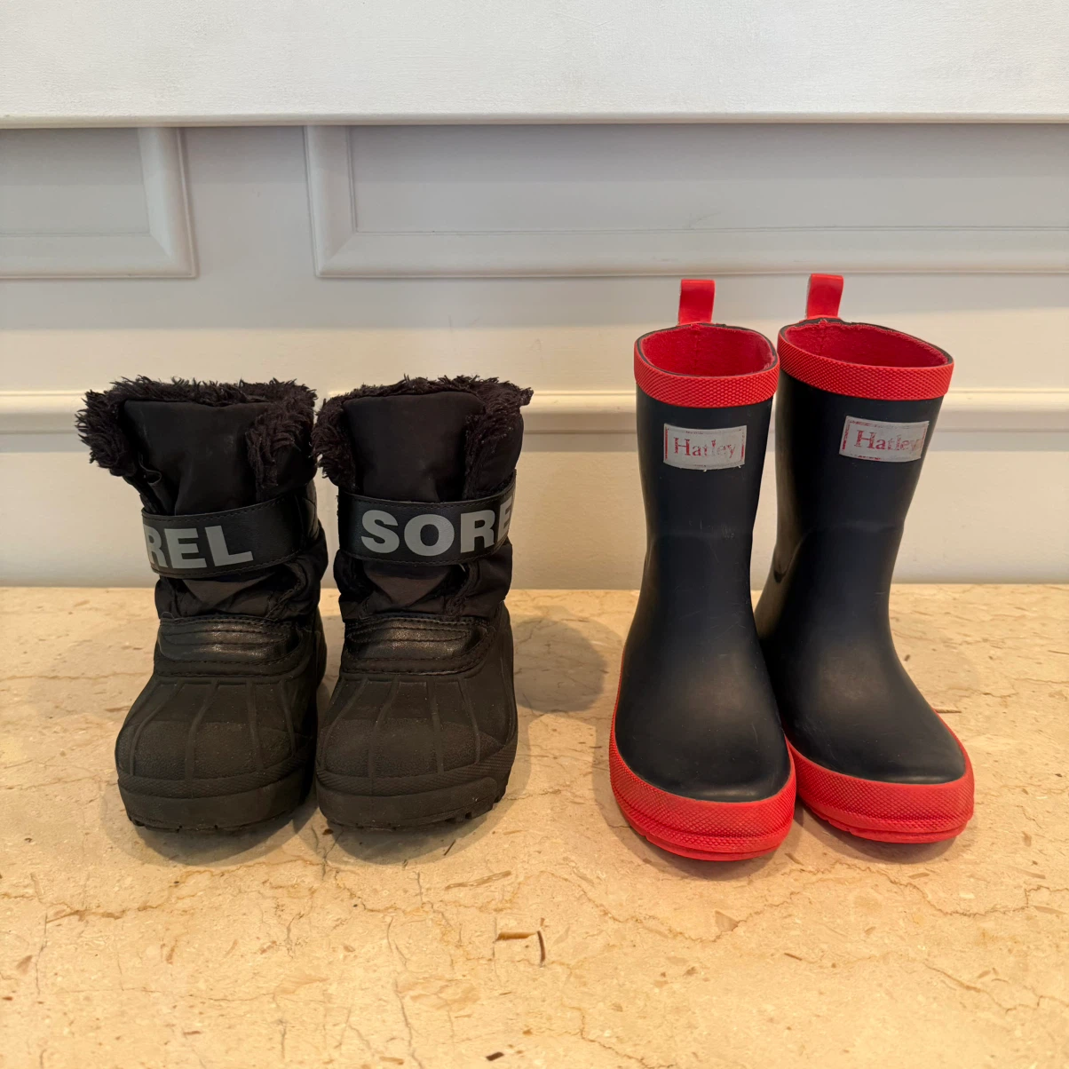 Sorel Winter Boots and Hatley Rain Boots