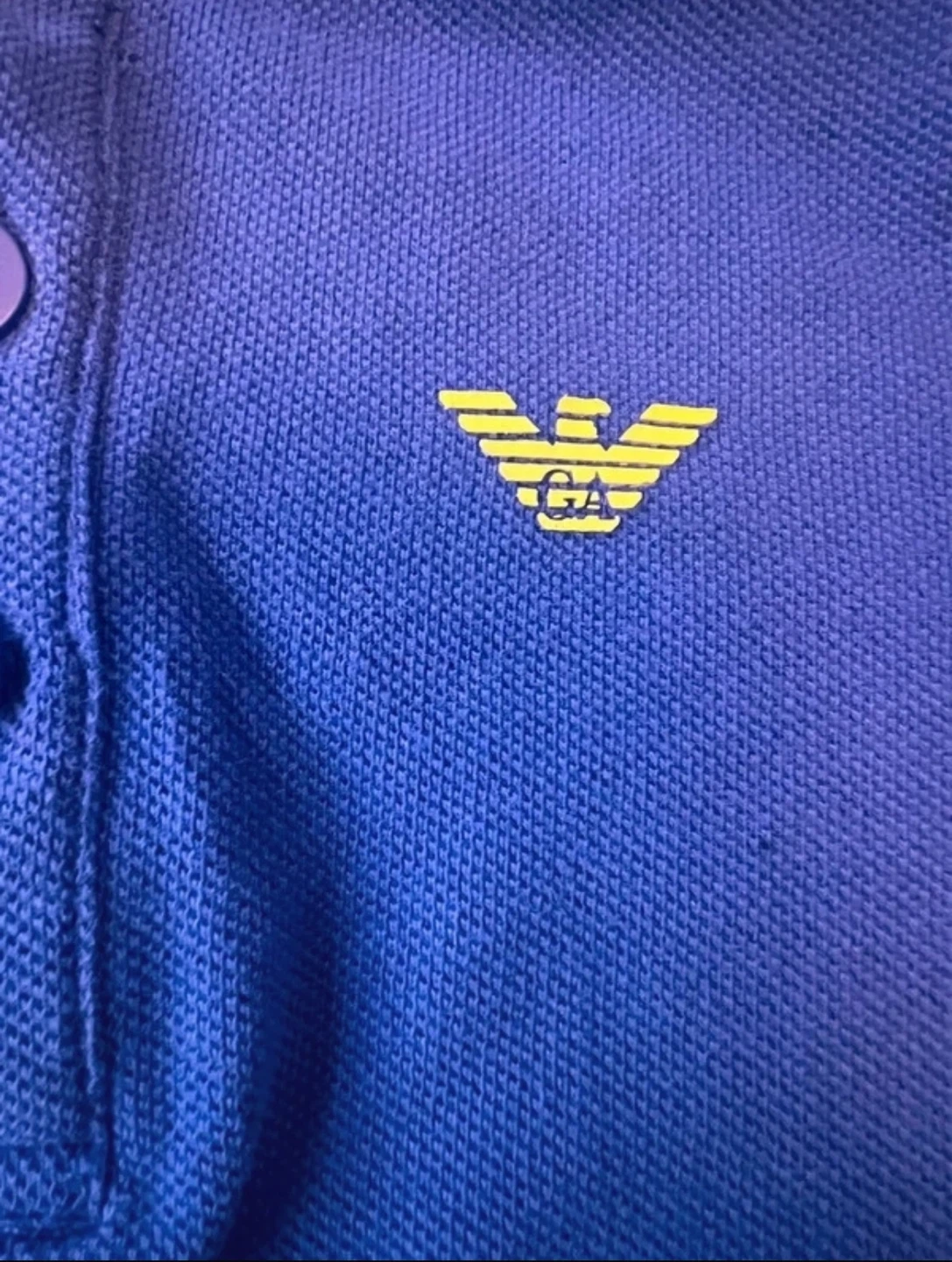 Original and authentic Armani Baby Blue Polo Shirt 12M - photo 4