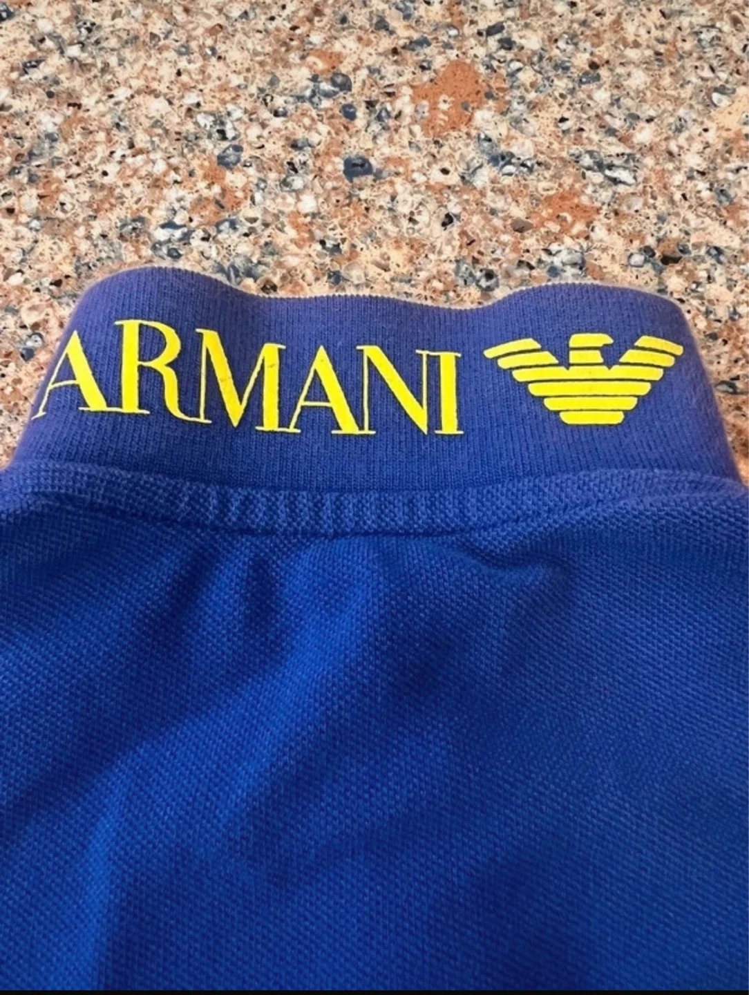 Original and authentic Armani Baby Blue Polo Shirt 12M - photo 3