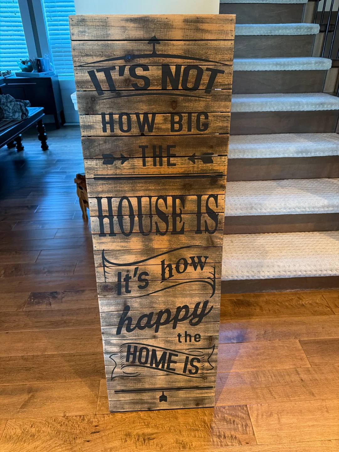 Rustic Wooden Home Sign