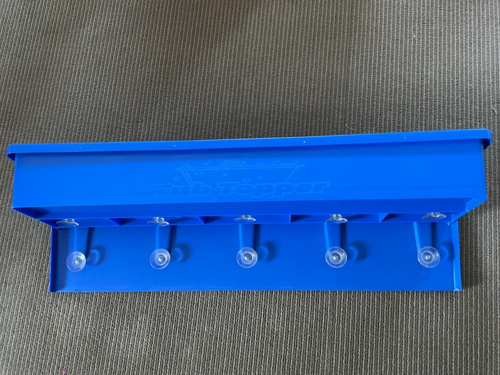 Tub Topper Bathtub Splash Guard & Play Shelf- Blue - photo 5