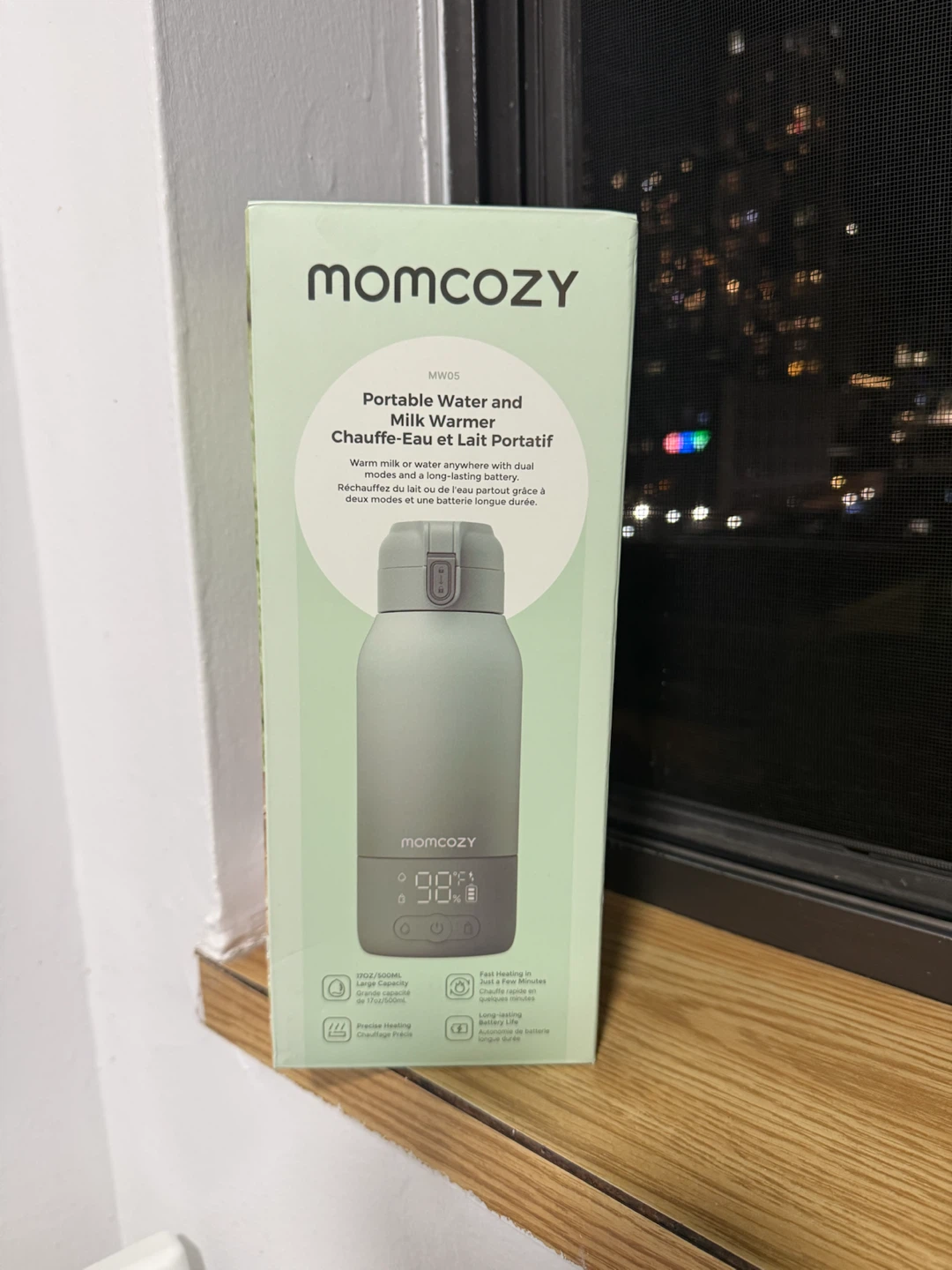 Brand new/sealed Momcozy MW05 Portable Milk and Water Warmer