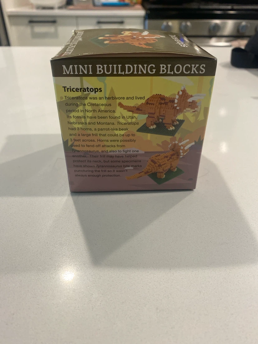 Triceratops Mini Building Blocks Set - photo 2