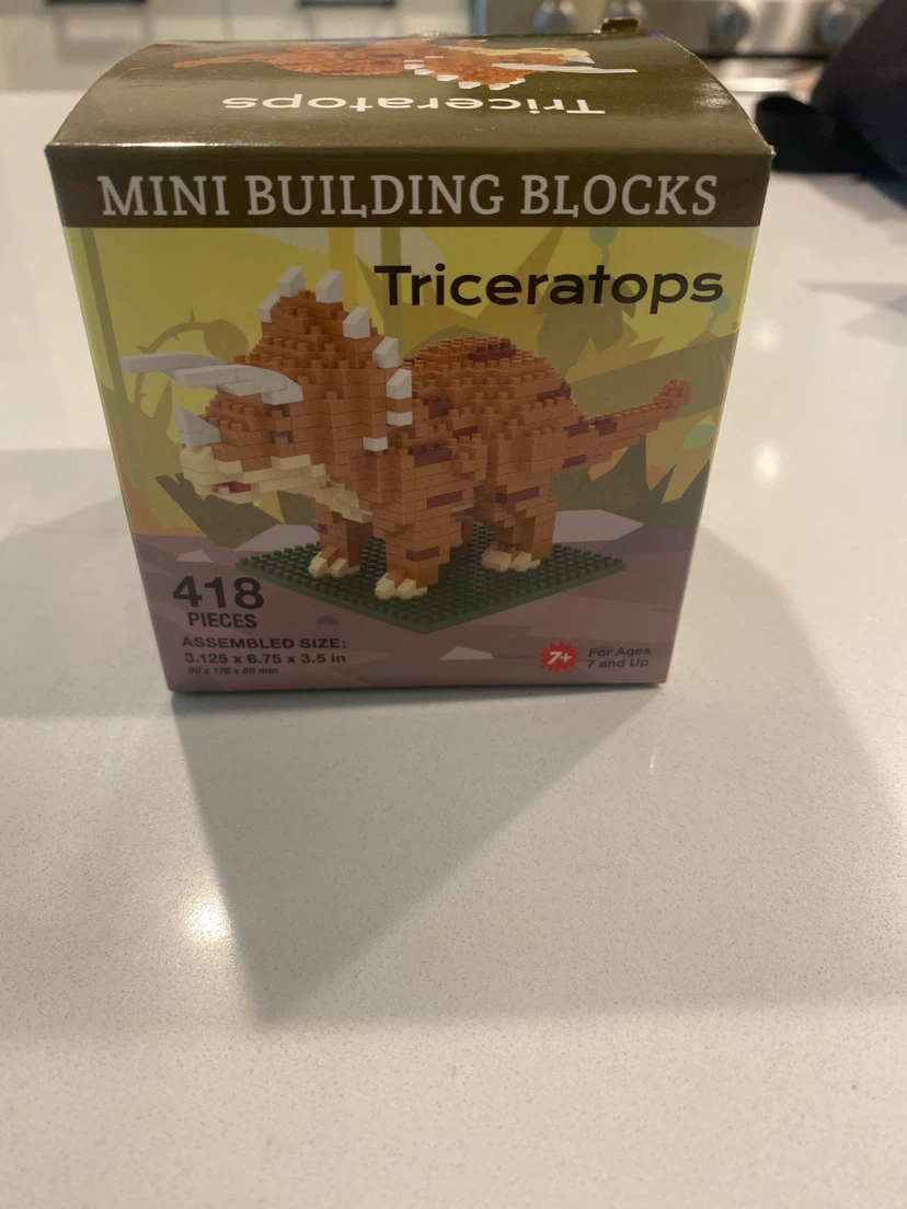 Triceratops Mini Building Blocks Set - photo 3