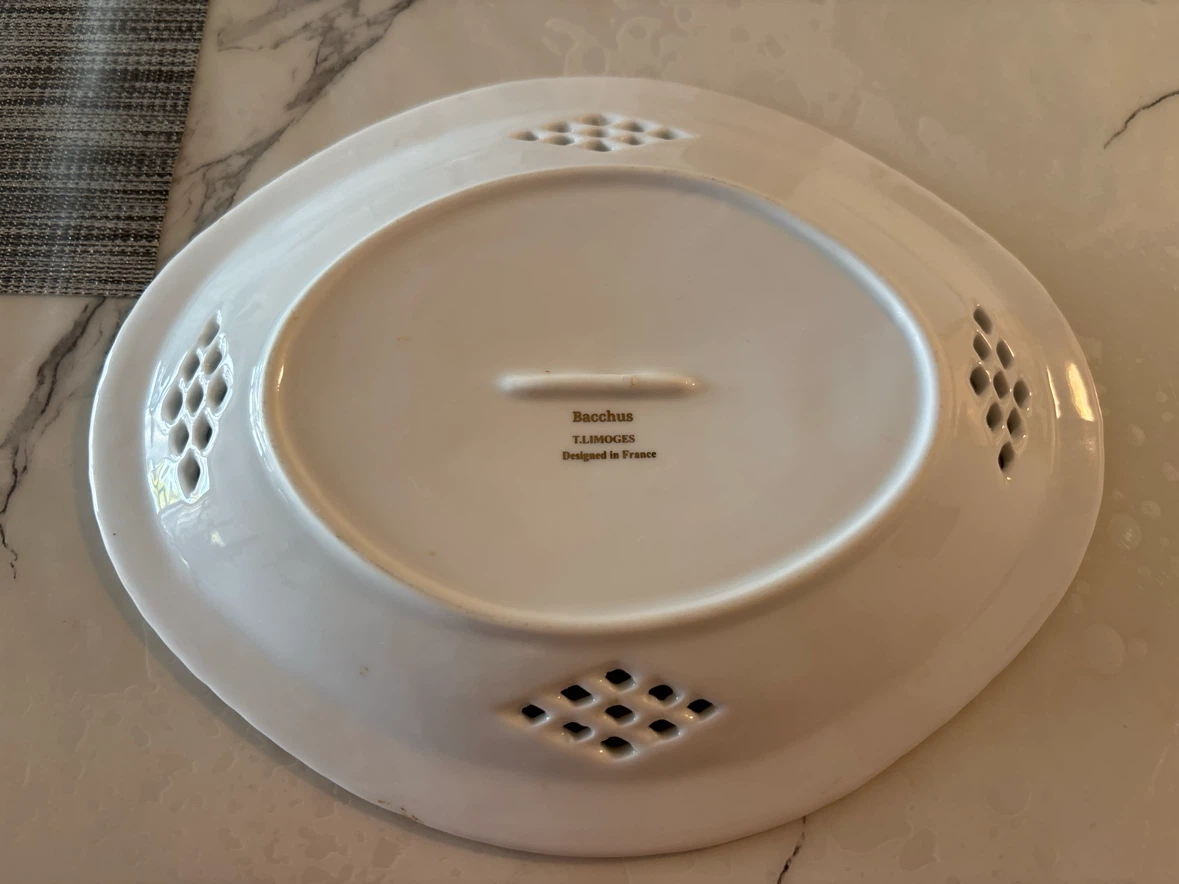 T. Limoges Bacchus Porcelain Serving Platter - photo 2