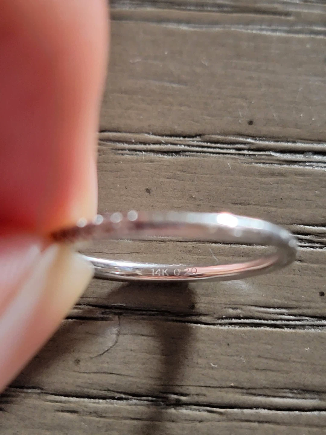 Michael Hill 14k Diamond Eternity Ring Size 6.5 - photo 5