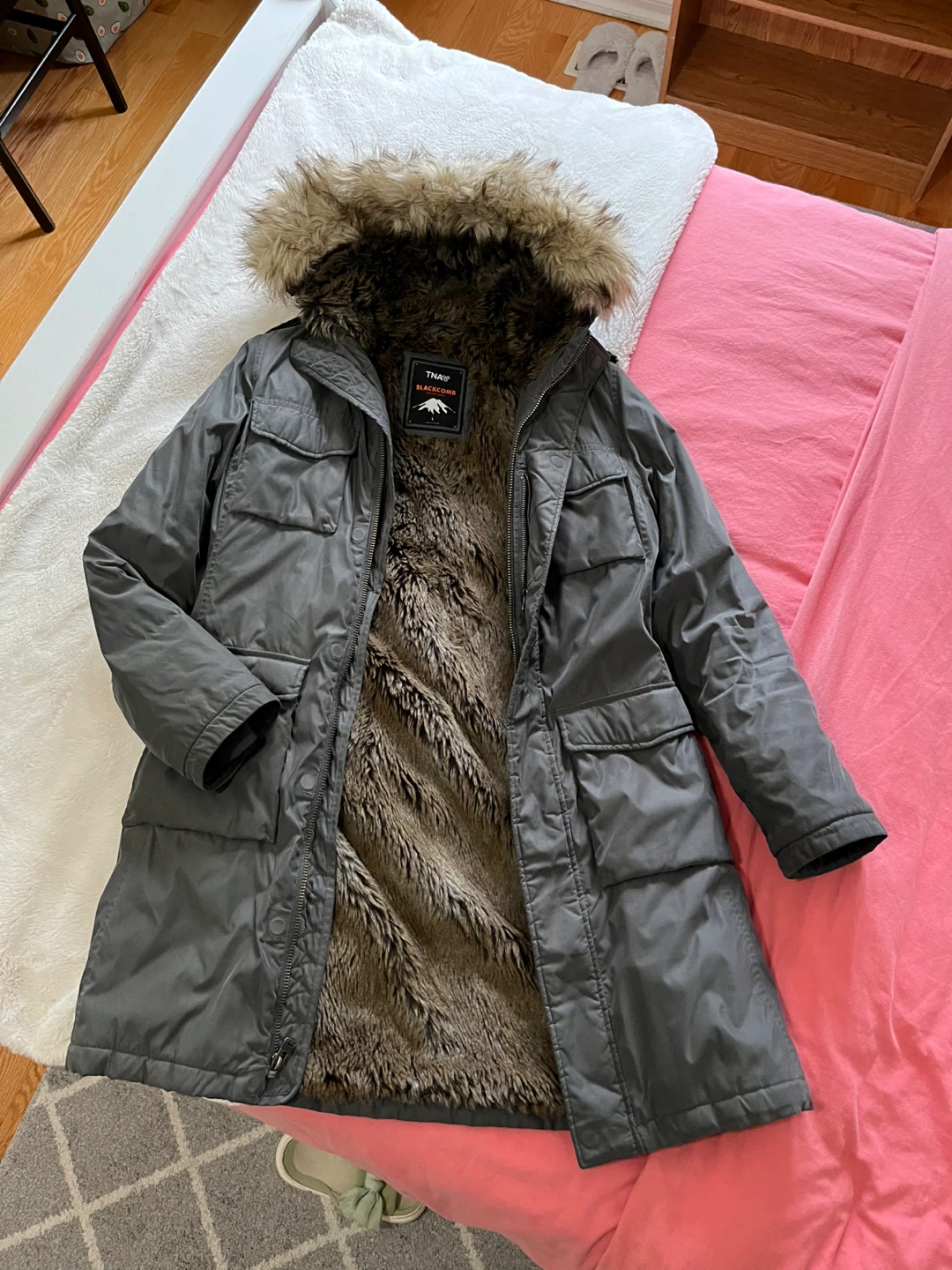 TNA parka for sale