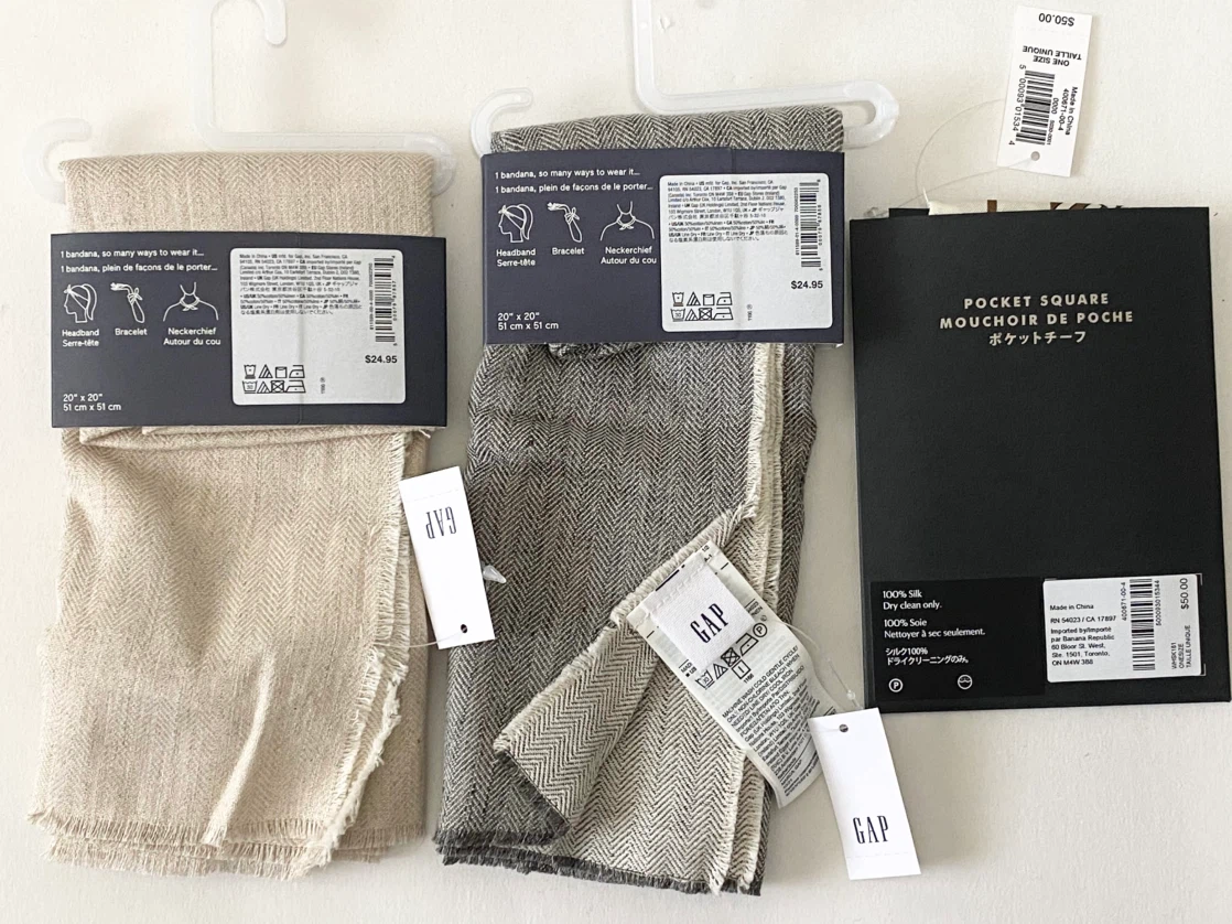 Assorted GAP, Cleo and Banana Republic Scarves and Bandanas - photo 5