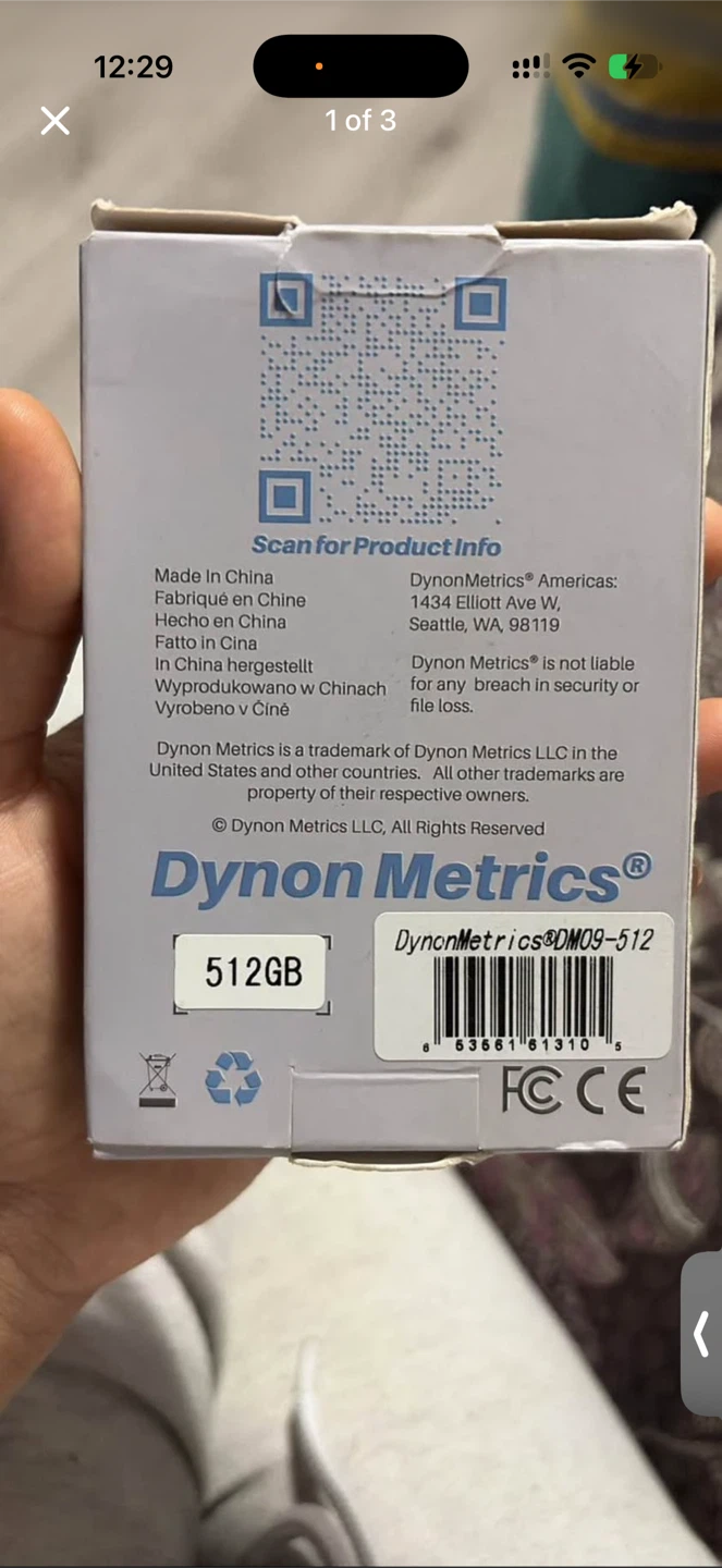 Dynon Metrics 512GB Portable SSD - photo 2