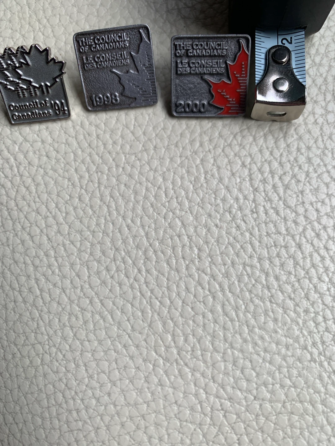 Set of 3 Council of Canadians Pins - photo 3