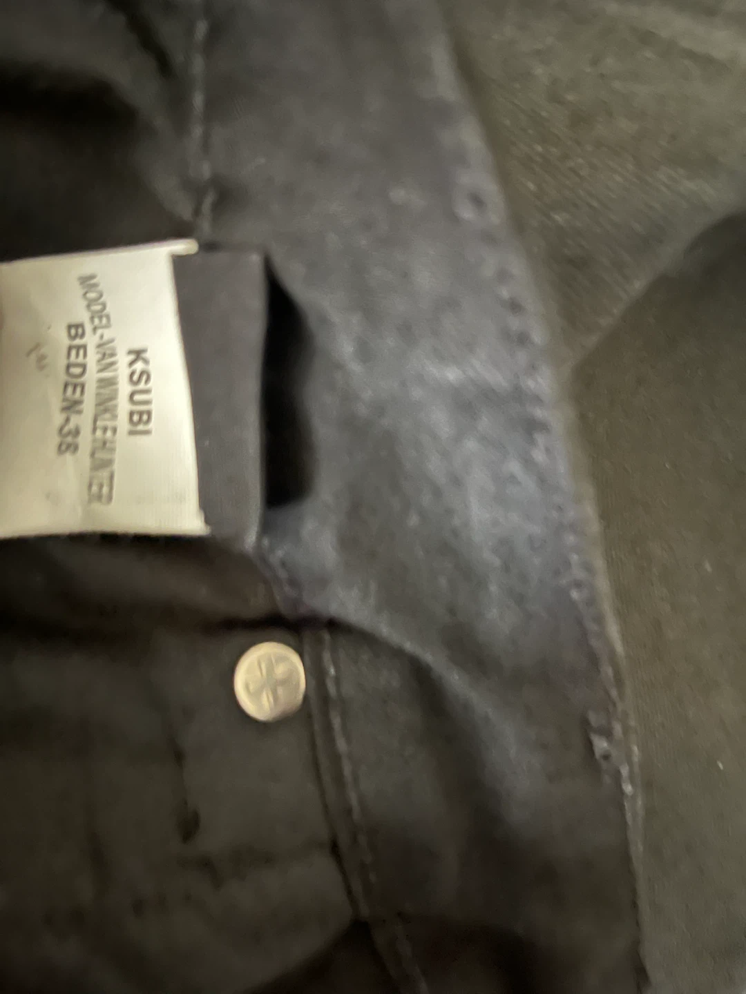 Ksubi Van Winkle Black Jeans 38 - photo 5
